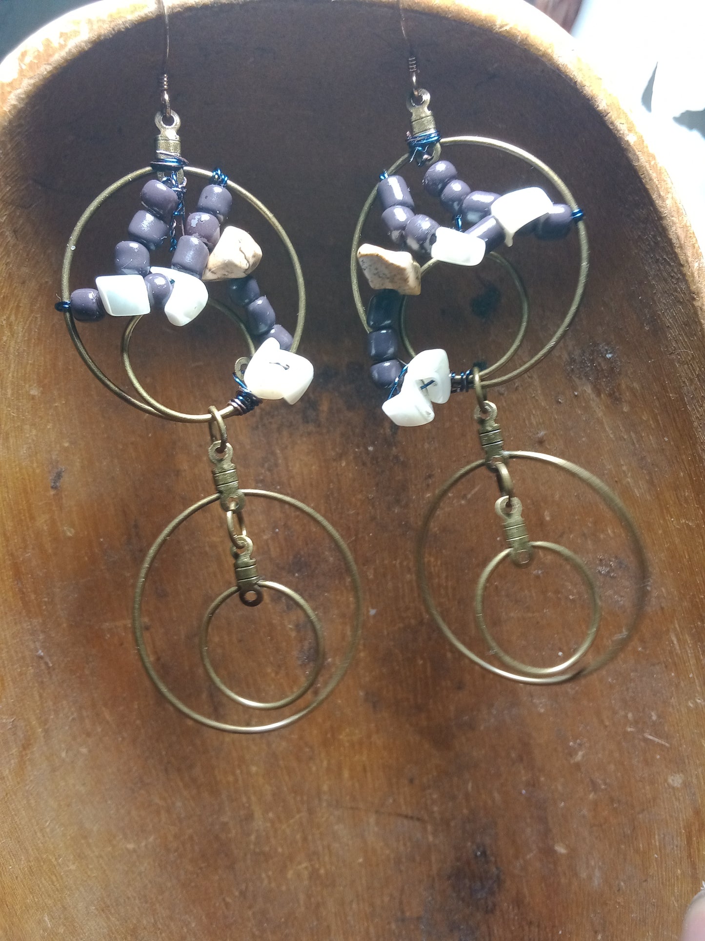 Moving Silently earrings